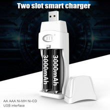 Load image into Gallery viewer, BTY-V823 Smart Ni-MH Ni-CD AA AAA 1.2v USB Battery Charger rechargeable battery charger aa aaa