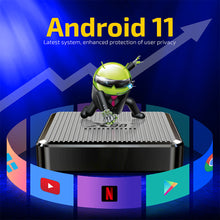 Load image into Gallery viewer, X98Q Android 11.0 TV Box Amlogic S905W2 2GB 16GB 2.4G 5G WiFi Support H.265 AV1 Wifi HDR Smart Set top Box 1GB 8GB X98 Q PK X96Q