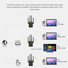 Load image into Gallery viewer, 1200mbps Dual Band Wireless Extender Full House Cover 5g Coverage