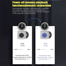 Load image into Gallery viewer, Car Bluetooth 5.0 FM Transmitter 3.1A Fast Charger Car Mp3 Player Music Handsfree Modulator With TF U Auto Accessorie
