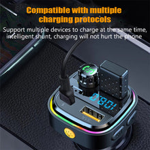 Load image into Gallery viewer, FM Transmitter C26 U Disk Car MP3 Player USB C 3.1A Fast Charging Car Charger Wireless Handsfree Bluetooth 5.0 Car Kit