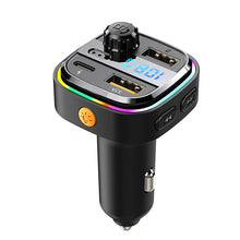 Load image into Gallery viewer, FM Transmitter C26 U Disk Car MP3 Player USB C 3.1A Fast Charging Car Charger Wireless Handsfree Bluetooth 5.0 Car Kit