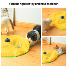 Load image into Gallery viewer, Electric Automatic Cat Toy 4 Speed Funny Pet Turntable Interactive Intelligence Amusement Game Rotating Cat Toys Cats Supplies