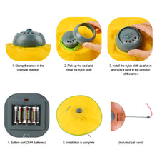 Load image into Gallery viewer, Electric Automatic Cat Toy 4 Speed Funny Pet Turntable Interactive Intelligence Amusement Game Rotating Cat Toys Cats Supplies