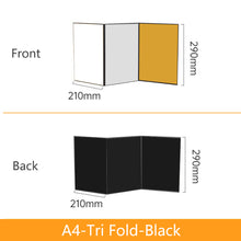 Load image into Gallery viewer, A3/A4 Fold Photography Reflection Card Portable Light Guide Plate Photography White Black Silver Golden Reflector Board Prop 2 Side Shooting Shading Plate For Photo Studio