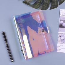 Load image into Gallery viewer, A6 Binder Budget PVC Planner Pockets Expense Budget Sheets Notebook Cash Envelope Organizer System with Clear Zipper Pocket