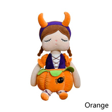 Load image into Gallery viewer, Metoo Halloween Decoration Angela Doll Cute Pumpkin Witch Girl Toys Adorable Doll Stuffed Toys For Kids Children Halloween Gifts