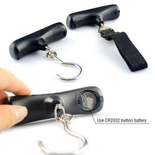 Load image into Gallery viewer, 50Kg 10g Portable Digital Travel Scale Luggage Scale Hanging Digital Scale with Backlight Electronic Fishing Weights Pocket Scale