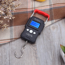 Load image into Gallery viewer, 50Kg/5g LCD Digital Scale with Backlight Portable Hanging Hook Scale Double Accuracy Fishing Travel Mini Electronic Weighing Scale