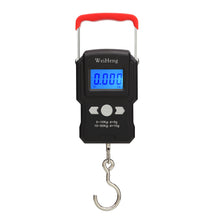 Load image into Gallery viewer, 50Kg/5g LCD Digital Scale with Backlight Portable Hanging Hook Scale Double Accuracy Fishing Travel Mini Electronic Weighing Scale