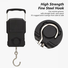 Load image into Gallery viewer, 75Kg 10g USB Chargeable LCD Digital Scale with 1m Ruler Tapeline Portable Hanging Hook Scale Fishing Travel Mini Electronic Weighing Scale