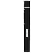 Load image into Gallery viewer, USB Rechargeable Medical Handy Pen Light with Scale Mini Nursing Flashlight LED Torch Lamp With Stainless Steel Clip Pocket Led Flashlight