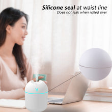 Load image into Gallery viewer, Portable 250ml USB Chargeable Air Humidifier Mute Aromatherapy Aroma Oil Diffuser with Night Light Cool Mist Sprayer Plants Purifier for Bedroom Home Car