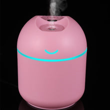 Load image into Gallery viewer, Portable 250ml USB Chargeable Air Humidifier Mute Aromatherapy Aroma Oil Diffuser with Night Light Cool Mist Sprayer Plants Purifier for Bedroom Home Car