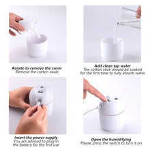 Load image into Gallery viewer, Portable 250ml USB Chargeable Air Humidifier Mute Aromatherapy Aroma Oil Diffuser with Night Light Cool Mist Sprayer Plants Purifier for Bedroom Home Car