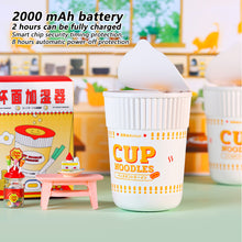 Load image into Gallery viewer, 300ml USB Chargeable Cup Noodle Air Humidifier Cute Ultrasonic Aroma Oil Diffuser Cool Mist Sprayer Aromatherapy Humidificador for Bedroom Home Car
