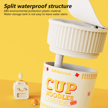 Load image into Gallery viewer, 300ml USB Chargeable Cup Noodle Air Humidifier Cute Ultrasonic Aroma Oil Diffuser Cool Mist Sprayer Aromatherapy Humidificador for Bedroom Home Car