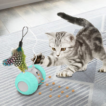 Load image into Gallery viewer, Automatic Cat Teaser Interactive Toy Smart Food Leakage Tumbler Food Slow Feeding Pet Feeder USB Rechargeable Self Rotating Pet Toy Cat Kitten Toy Ball