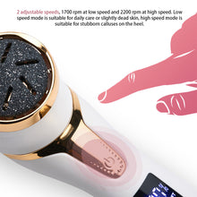 Load image into Gallery viewer, Rechargeable Electric Foot File Digital Display Electric Pedicure Sander Waterproof Electric Foot Callus Remover Dead Skin Remover