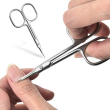 Load image into Gallery viewer, Dead Skin Cuticle Scissors Nail Manicure Scissors Cuticle Clippers Trimmer Dead Skin Remover Stainless Steel Cutters Tools