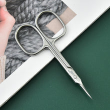Load image into Gallery viewer, Dead Skin Cuticle Scissors Nail Manicure Scissors Cuticle Clippers Trimmer Dead Skin Remover Stainless Steel Cutters Tools