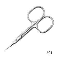 Load image into Gallery viewer, Dead Skin Cuticle Scissors Nail Manicure Scissors Cuticle Clippers Trimmer Dead Skin Remover Stainless Steel Cutters Tools