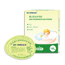 Load image into Gallery viewer, 100pcs Transparent Baby Bath Waterproof Ear Stickers Swimming Infant Newborn Ear Care Paste Nursing Ear Patches Baby Supplies