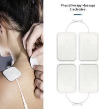 Load image into Gallery viewer, 10Pcs 6*9cm Non-woven Fabric Reusable Self Adhesive Electrode Pads Conductive Gel Pad Body Physiotherapy Massage Electrodes