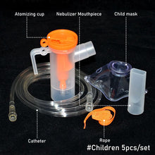 Load image into Gallery viewer, Children Adult Atomizing Masks Single-use Air Atomizer Atomizing Cup Tube Mask for Compressed Atomizer Atomizing Cup Health Care