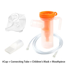 Load image into Gallery viewer, Disposable Infant and Child Atomizing Mask Adjustable Adult Mouthpiece Atomizing Inhalation Tube Health Care Accessories