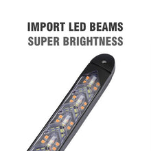 Load image into Gallery viewer, 2Pcs 25cm 9LED Car Daytime Front Running Light DRL Dynamic Turn Signal Bumper Waterproof Driving Lamp Daylights