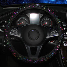 Load image into Gallery viewer, Universal 37-38cm Car Steering Wheel Cover Steering Wheel Protector Case Colorful Stars for Women Girls Auto Styling Accessories