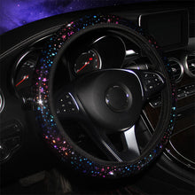 Load image into Gallery viewer, Universal 37-38cm Car Steering Wheel Cover Steering Wheel Protector Case Colorful Stars for Women Girls Auto Styling Accessories