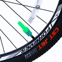 Load image into Gallery viewer, Bicycle Motorcycle LED Light Neon Bike Spoke Light Waterproof Car Wheel Spoke Light Tire Valve Dust Cap Lamp Cycling Accessories