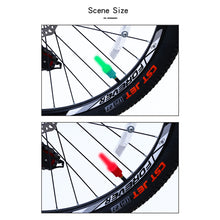 Load image into Gallery viewer, Bicycle Motorcycle LED Light Neon Bike Spoke Light Waterproof Car Wheel Spoke Light Tire Valve Dust Cap Lamp Cycling Accessories