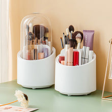 Load image into Gallery viewer, Multifunction 360° Rotating Makeup Bucket Portable Brush Storage Box Pen Holder Dust-proof Cosmetic Storage Box Polish Nail Brush Box Desktop Organizer