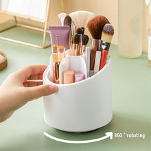 Load image into Gallery viewer, Multifunction 360° Rotating Makeup Bucket Portable Brush Storage Box Pen Holder Dust-proof Cosmetic Storage Box Polish Nail Brush Box Desktop Organizer
