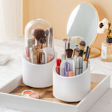 Load image into Gallery viewer, Multifunction 360° Rotating Makeup Bucket Portable Brush Storage Box Pen Holder Dust-proof Cosmetic Storage Box Polish Nail Brush Box Desktop Organizer
