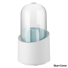 Load image into Gallery viewer, Multifunction 360° Rotating Makeup Bucket Portable Brush Storage Box Pen Holder Dust-proof Cosmetic Storage Box Polish Nail Brush Box Desktop Organizer