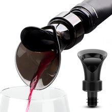 Load image into Gallery viewer, 2 In 1 Red Wine Stopper Wine Decanter Flower Shape Sealed Bottle Cap Stopper Leak-proof Retain Freshness Wine Aerator Portable Filter Wine Stopper