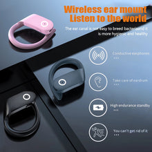 Load image into Gallery viewer, BL18 Wireless Bluetooth Headset Bone Conduction Earphone Not In-ear Earphone Sports Waterproof Stereo Earphone Long-lasting