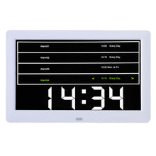 Load image into Gallery viewer, 8 Inch Digital Electronic Clock DDC-8001 Photo Frame Intelligent Electronic Alarm Clock Calendar Elderly Medicine Reminder Automatically Adjust Brightness