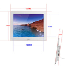 Load image into Gallery viewer, 8 Inch Digital Electronic Clock DDC-8002J Photo Frame Intelligent Electronic Alarm Clock Calendar Elderly Medicine Reminder Automatically Adjust Brightness