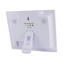 Load image into Gallery viewer, 8 Inch Digital Electronic Clock DDC-8008 Photo Frame Intelligent Electronic Alarm Clock Calendar Elderly Medicine Reminder Automatically Adjust Brightness
