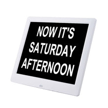 Load image into Gallery viewer, 8.7 Inch Digital Electronic Clock DDC-8006 Photo Frame Intelligent Electronic Alarm Clock Calendar Elderly Medicine Reminder Automatically Adjust Brightness