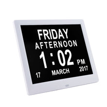 Load image into Gallery viewer, 8.7 Inch Digital Electronic Clock DDC-8006 Photo Frame Intelligent Electronic Alarm Clock Calendar Elderly Medicine Reminder Automatically Adjust Brightness