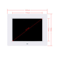 Load image into Gallery viewer, 8.7 Inch Digital Electronic Clock DDC-8710 Photo Frame Intelligent Electronic Alarm Clock Calendar Elderly Medicine Reminder Automatically Adjust Brightness