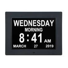 Load image into Gallery viewer, 10 Inch Digital Electronic Clock DDC-1010 Photo Frame Intelligent Electronic Alarm Clock Calendar Elderly Medicine Reminder Automatically Adjust Brightness