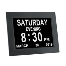 Load image into Gallery viewer, 10 Inch Digital Electronic Clock DDC-1010 Photo Frame Intelligent Electronic Alarm Clock Calendar Elderly Medicine Reminder Automatically Adjust Brightness