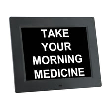 Load image into Gallery viewer, 10 Inch Digital Electronic Clock DDC-1010 Photo Frame Intelligent Electronic Alarm Clock Calendar Elderly Medicine Reminder Automatically Adjust Brightness
